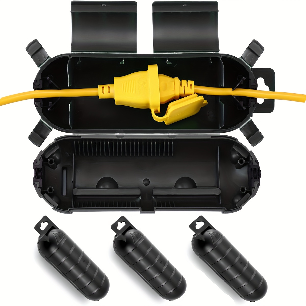Outdoor Power Point Cover - Extension Cord Plug Connection Protective Safety