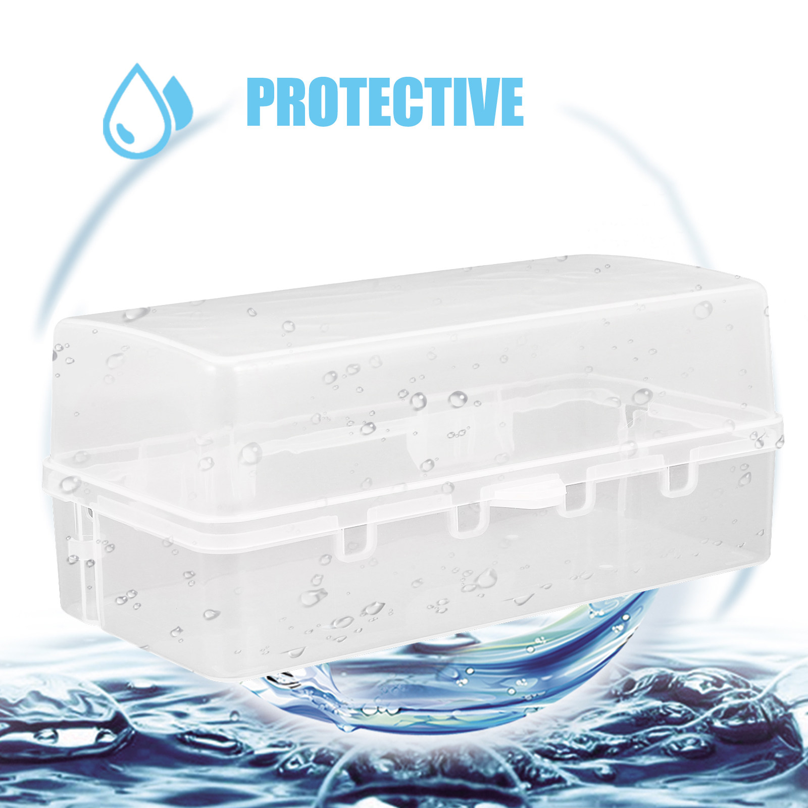 Outdoor Power Strip With Cover - Waterproof Outdoor Electrical Box Weatherproof Junction