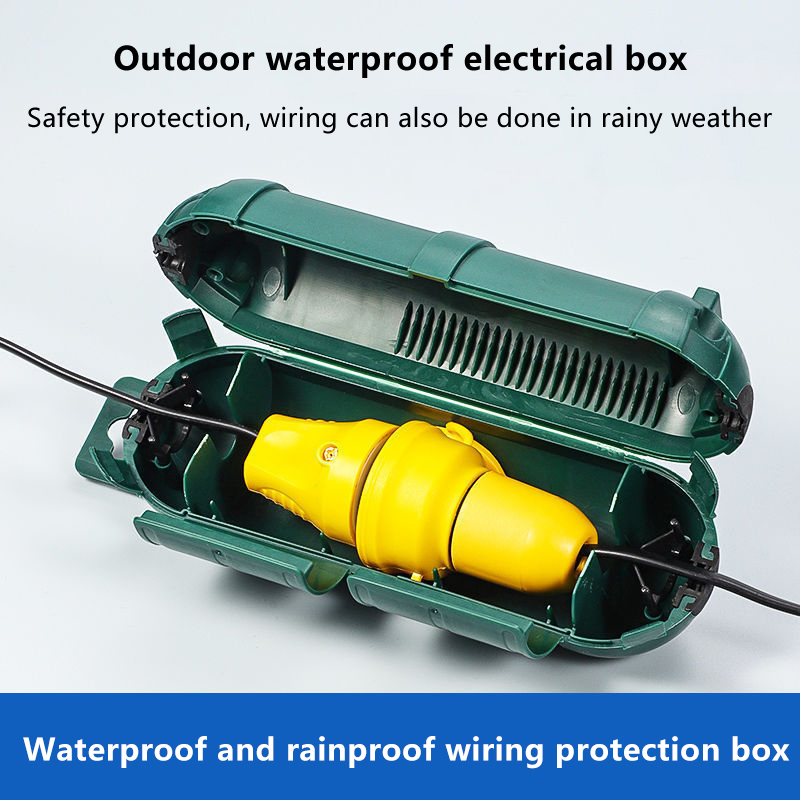 Outdoor Power Point Cover - Outdoor Extension Cord Safety Cover With