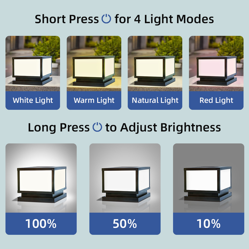 LED Solar Lights Outdoors Wate - огляд і ціна Outdoor Power Tower
