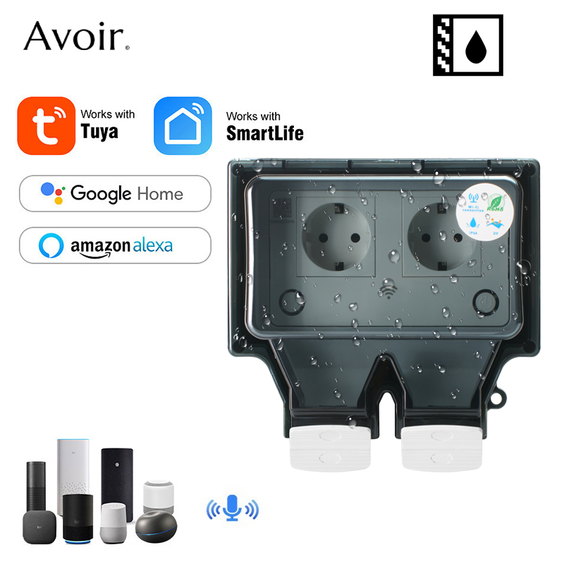 Avoir Tuya Wall Electrical Soc - огляд і ціна Outdoor Power Point
