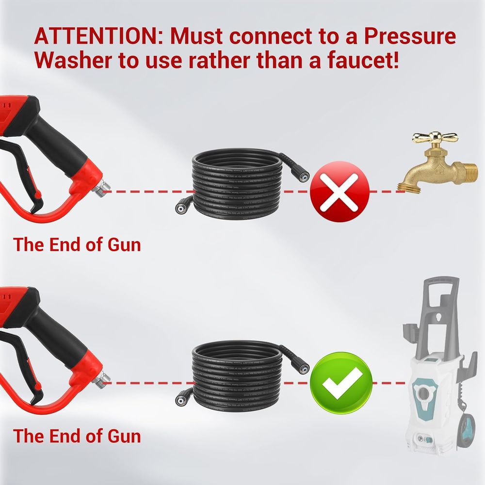 Washer Gun and Hose Kit, 25ft  - огляд і ціна Power Washer Gun Replacement