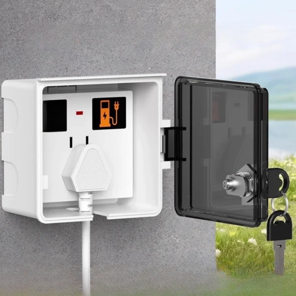 1Pcs 86 Type Lockable Socket W - огляд і ціна Outdoor Power Point Cover