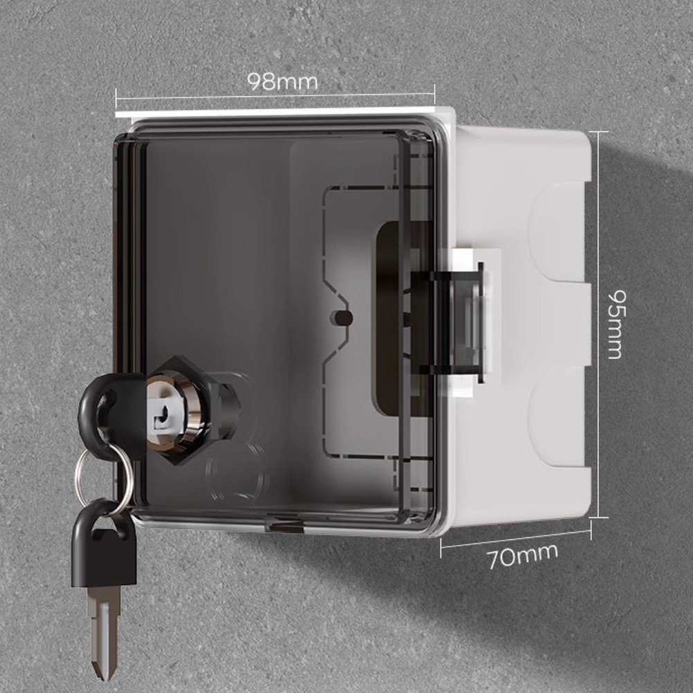 1Pcs 86 Type Lockable Socket W - огляд і ціна Outdoor Power Point Cover