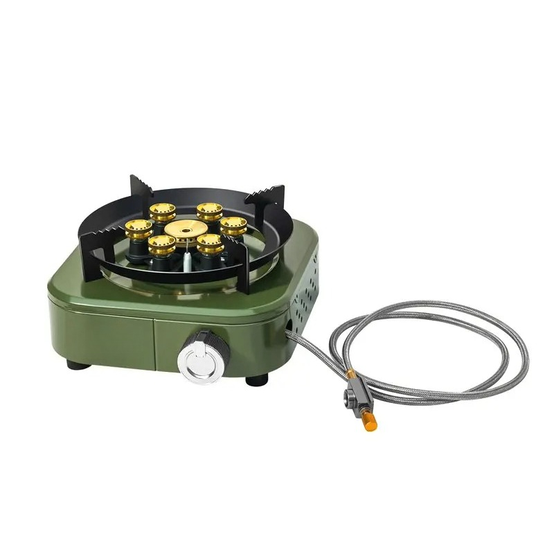 Beiyue 6 Burners Windproof Cam - огляд і ціна Outdoor Power 'Hose'