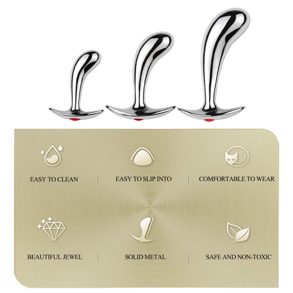 1Pcs, Metal thumb anal plug th - огляд і ціна Outdoor Power Point