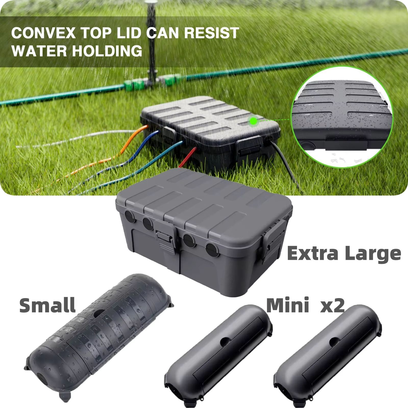 Large Weatherproof Outdoor Ele - огляд і ціна Outdoor Power Strip With Cover