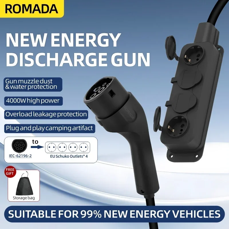 Portable 16A 4KW Electric Car  - огляд і ціна Outdoor Power Tower