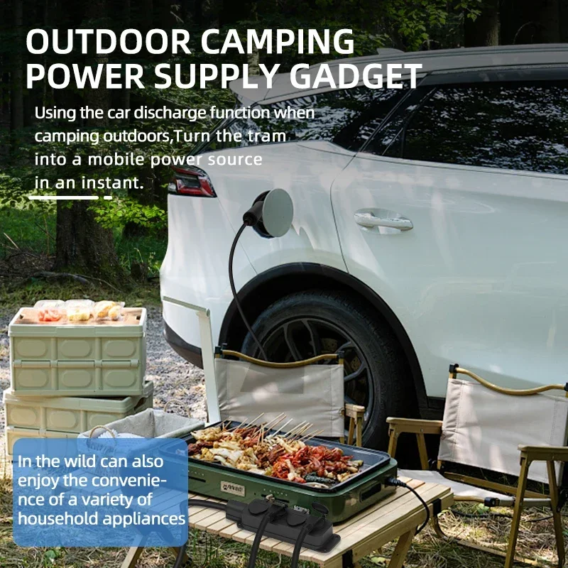Portable 16A 4KW Electric Car  - огляд і ціна Outdoor Power Tower
