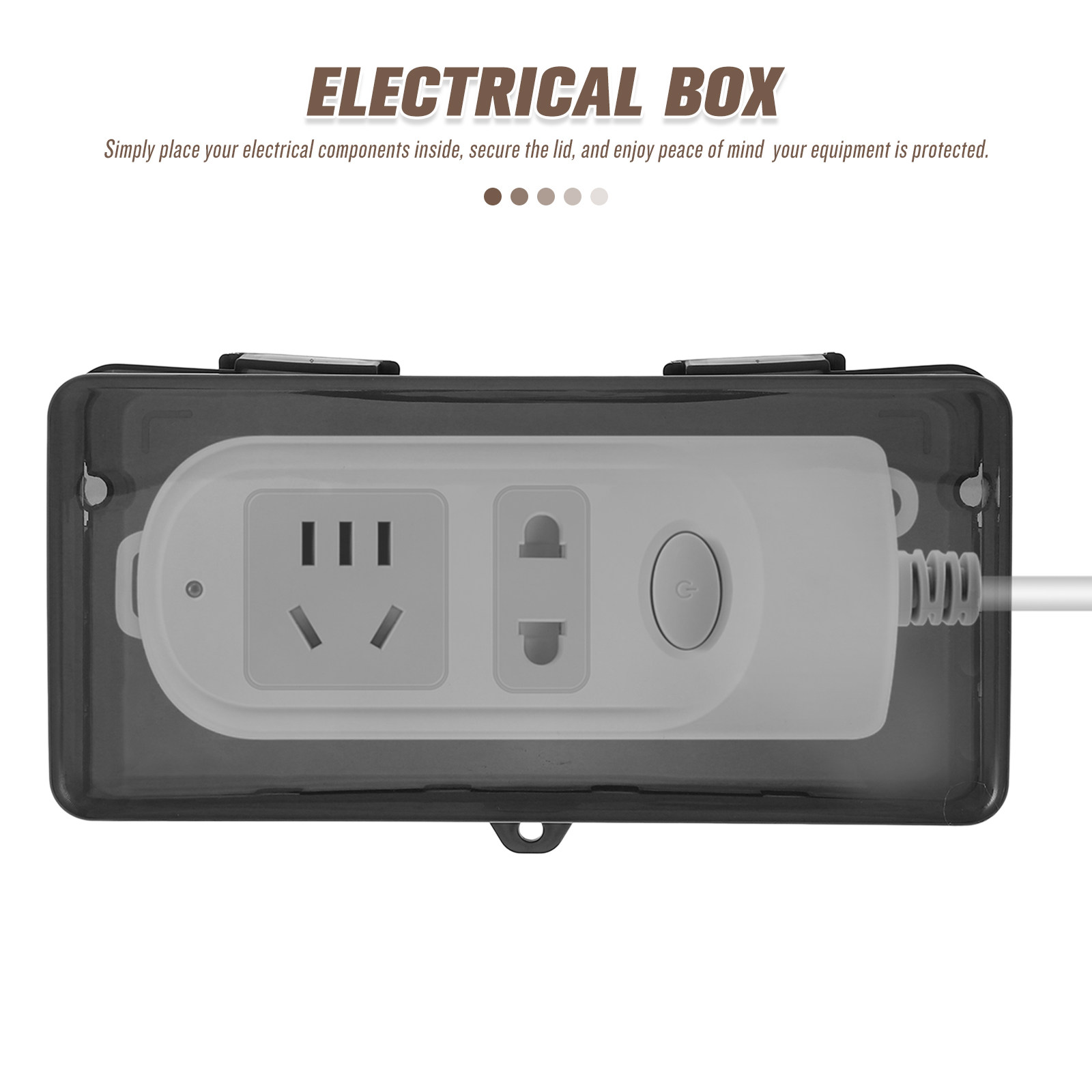 Large Outdoor Electrical Box W - огляд і ціна Outdoor Power Strip With Cover