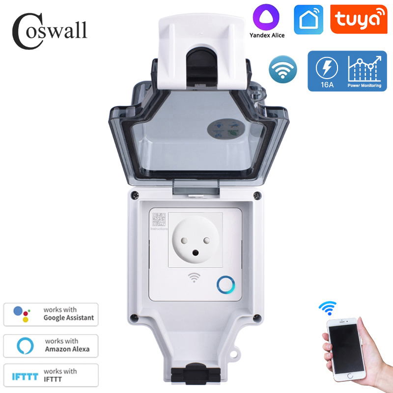 Coswall Tuya Wifi IP66 Waterpr - огляд і ціна Outdoor Power Point
