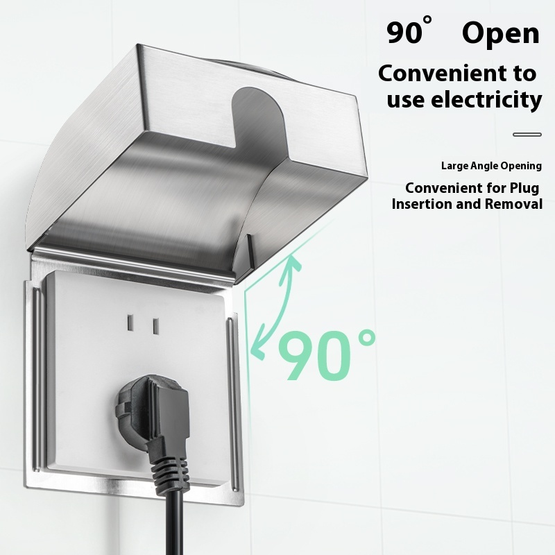 86 Socket Splashproof Box 304  - огляд і ціна Outdoor Power Point Cover