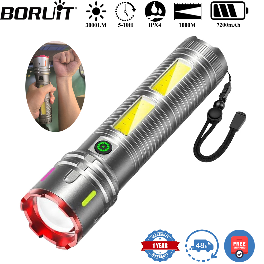 BORUiT 3000LM 1000M Long Throw - огляд і ціна Outdoor Power Meter Bike