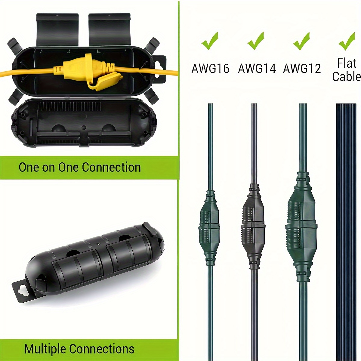 Extension Cord Plug Connection - огляд і ціна Outdoor Power Point Cover