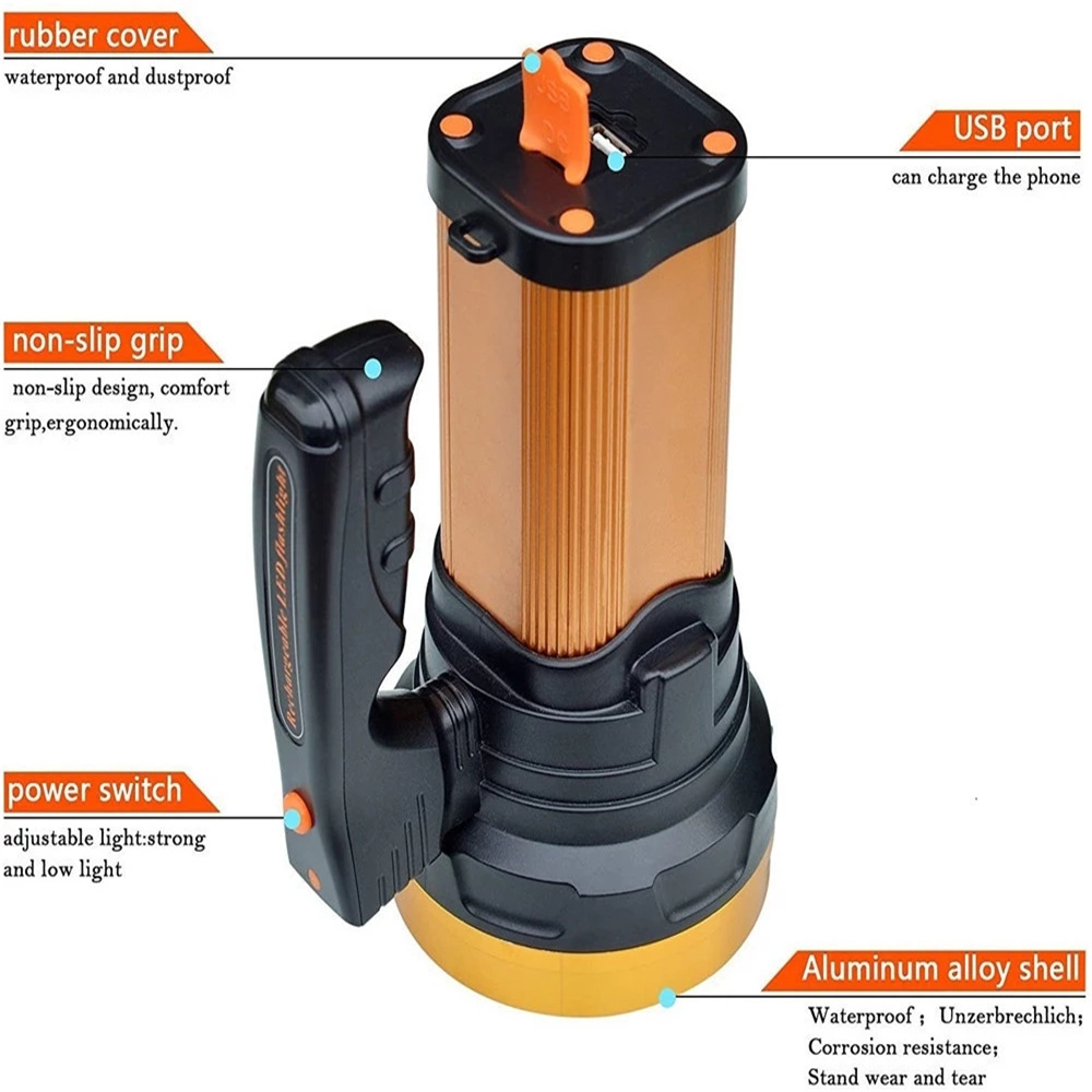 150W Powerful Flashlight 50000 - огляд і ціна Outdoor Power Meter Bike