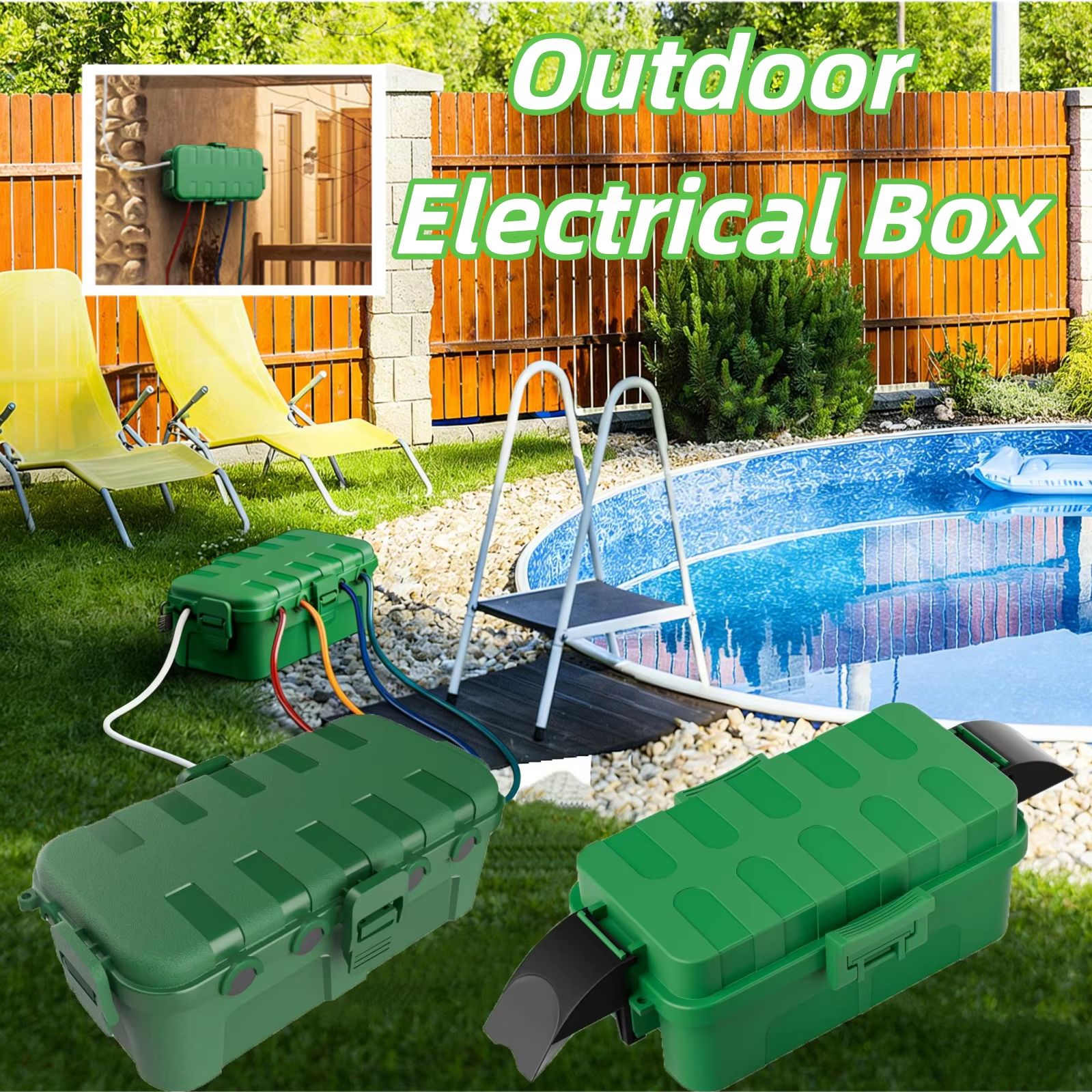 Small Waterproof IP55 Extensio - огляд і ціна Outdoor Power Point Cover
