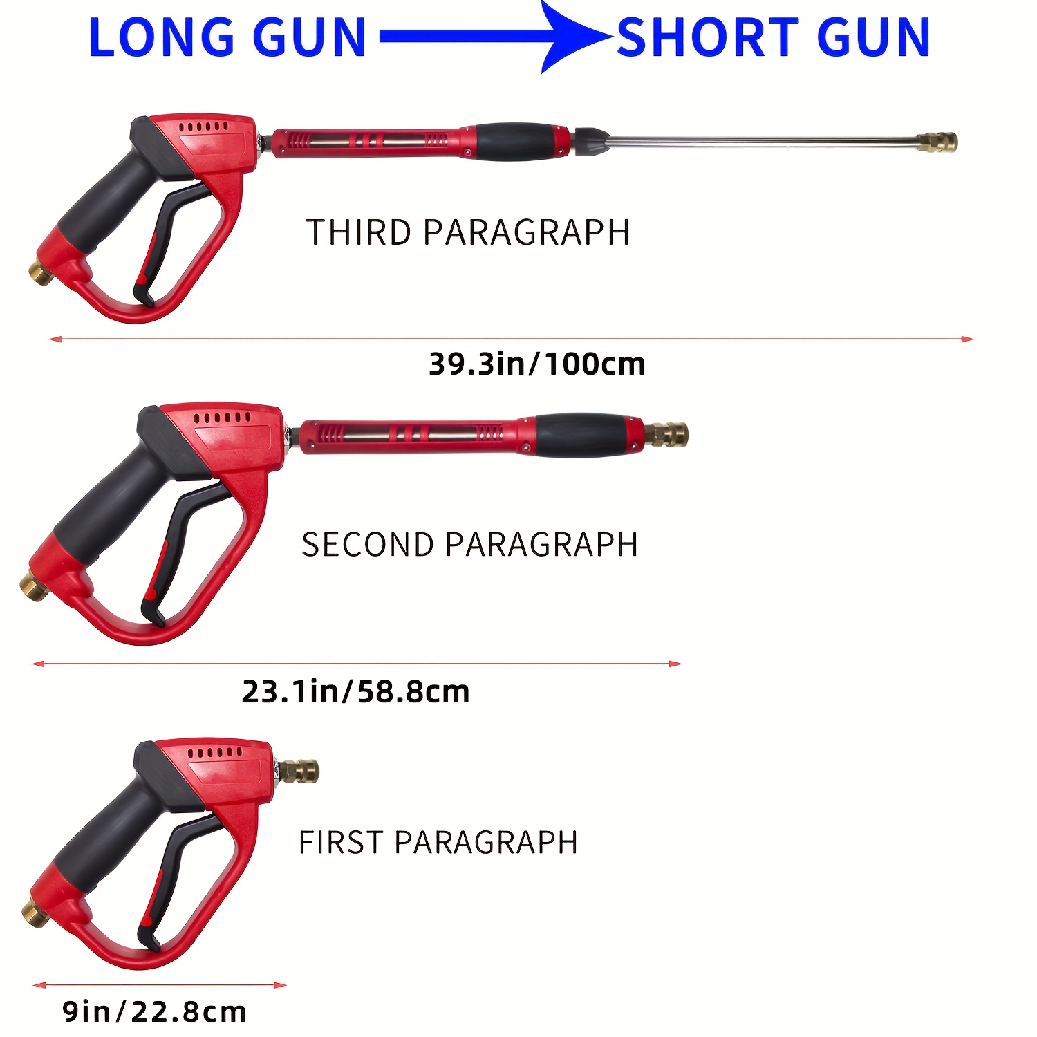 Pressure Washer Gun, Red High  - огляд і ціна Power Washer Gun Replacement