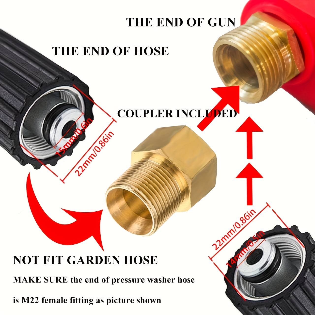 Pressure Washer Gun, Red High  - огляд і ціна Power Washer Gun Replacement