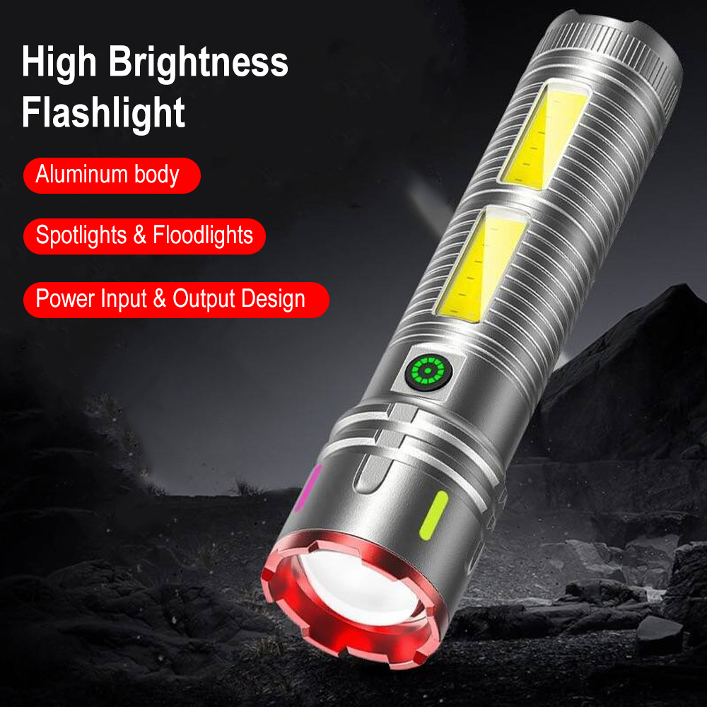 BORUiT Zoomable LED Flashlight - огляд і ціна Outdoor Power Meter Bike