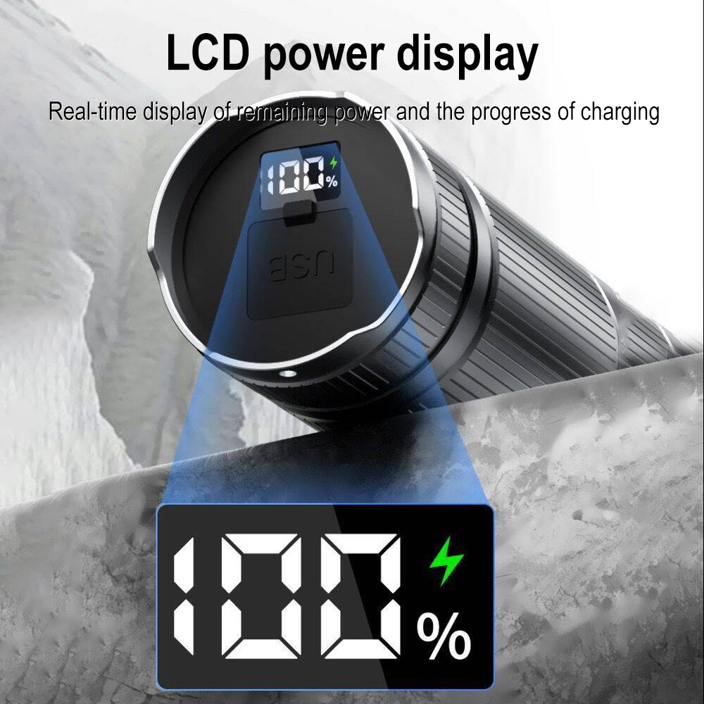 BORUiT Zoomable LED Flashlight - огляд і ціна Outdoor Power Meter Bike