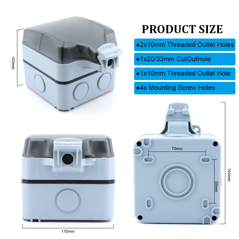 Outdoor Power Outlet Box Water - огляд і ціна Outdoor Power Point Cover