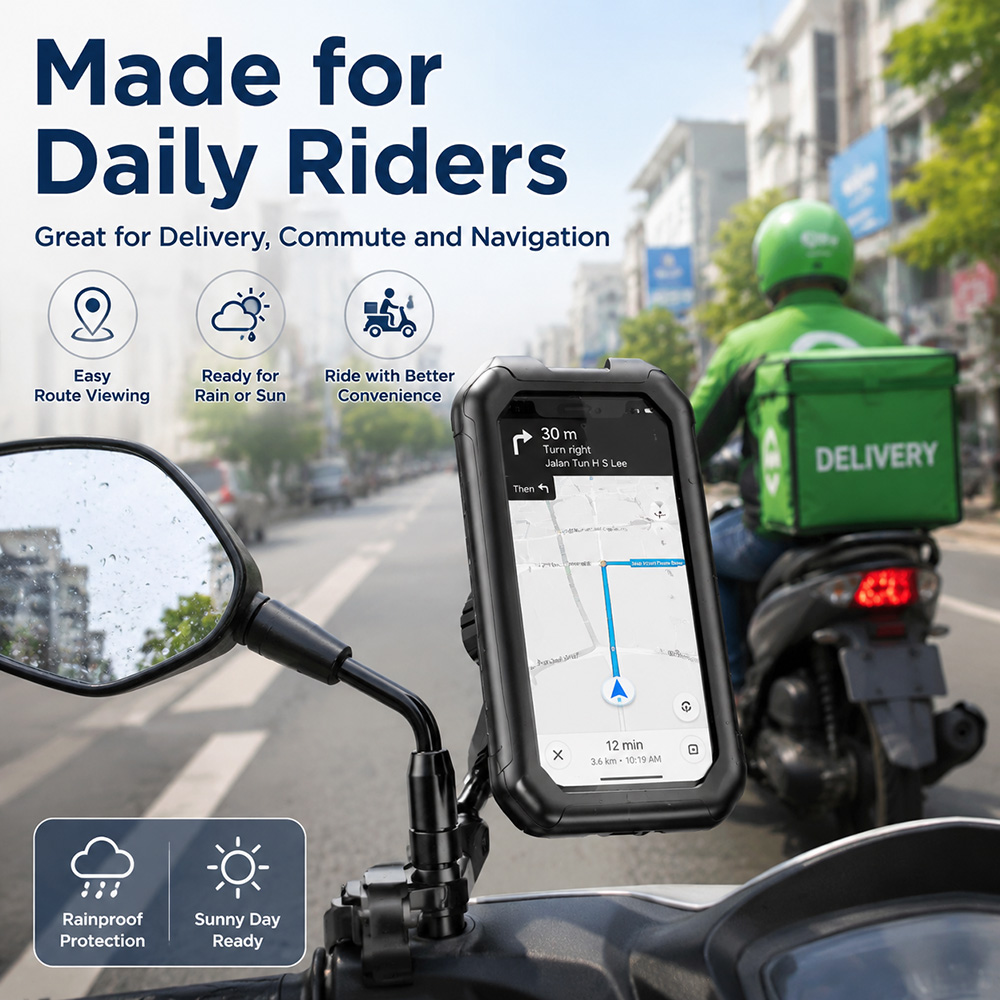 Waterproof Bike Phone Holder A - огляд і ціна Outdoor Power Strip With Cover