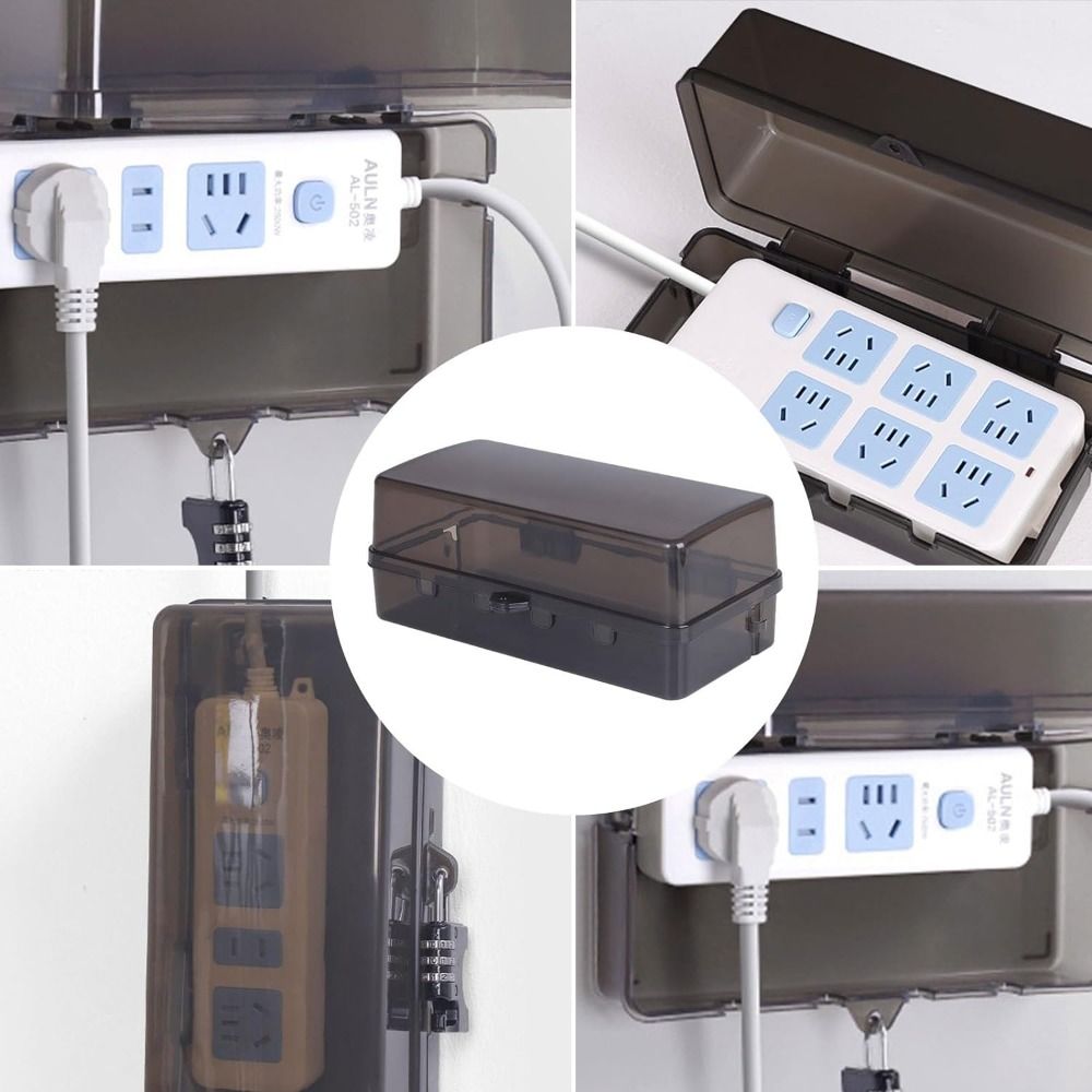 Portable Plastic Plug Box Anti - огляд і ціна Outdoor Power Strip