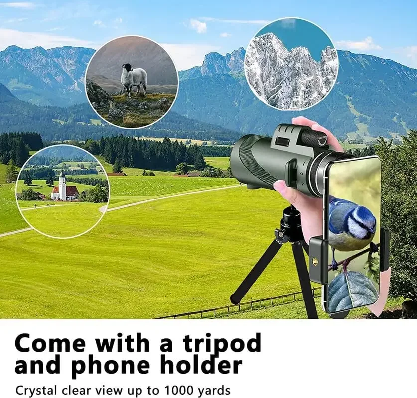 80x100 HD Monocular for Smartp - огляд і ціна Outdoor Power Point