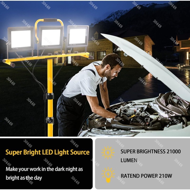 Led work light, portable flood - огляд і ціна Outdoor Power Repair