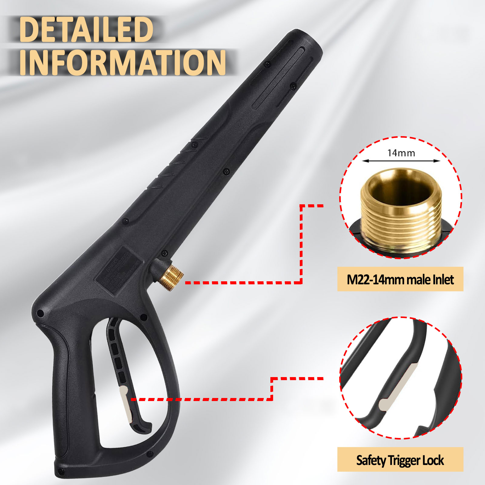 Pressure Washer Gun M22 14MM I - огляд і ціна Power Washer Gun Replacement
